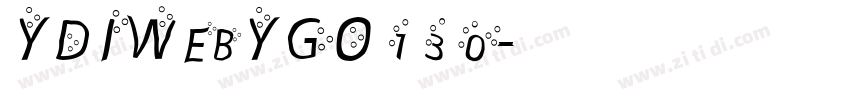 YDIWebYGO130字体转换