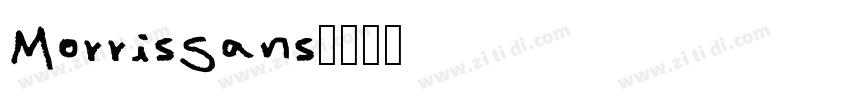 MorrisSans字体转换