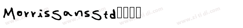 MorrisSansStd字体转换