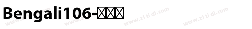 Bengali106字体转换