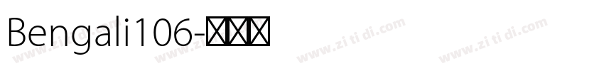 Bengali106字体转换