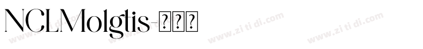 NCLMolgtis字体转换