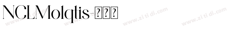 NCLMolqtis字体转换