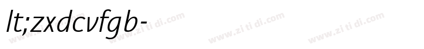 lt;zxdcvfgb字体转换