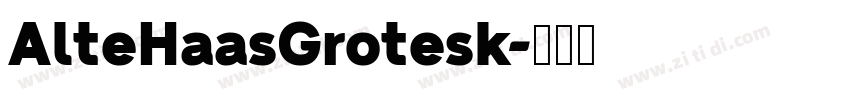 AlteHaasGrotesk字体转换