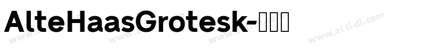 AlteHaasGrotesk字体转换