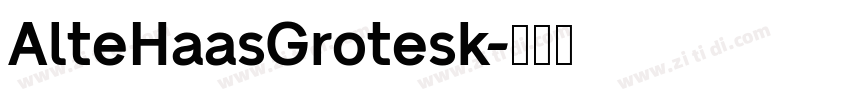AlteHaasGrotesk字体转换