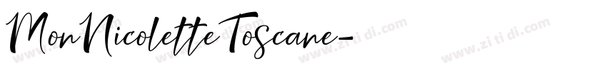 MonNicoletteToscane字体转换