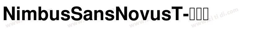 NimbusSansNovusT字体转换