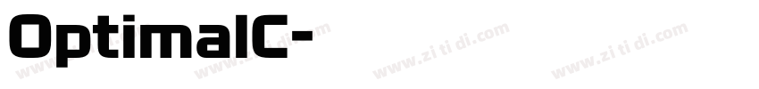 OptimalC字体转换