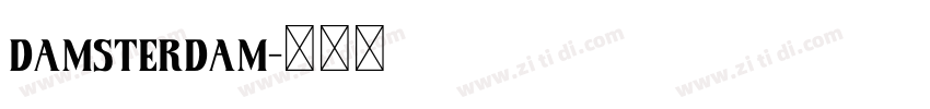 damsterdam字体转换