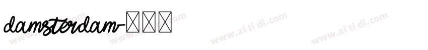 damsterdam字体转换