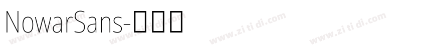 NowarSans字体转换