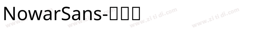 NowarSans字体转换