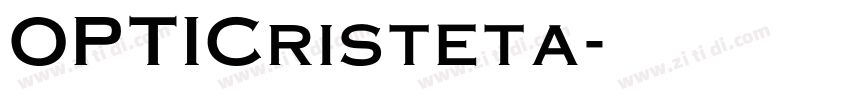 OPTICristeta字体转换