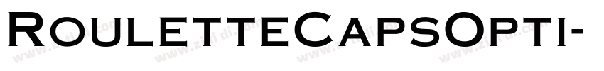 RouletteCapsOpti字体转换