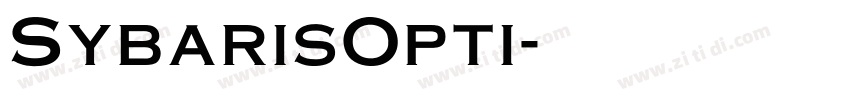 SybarisOpti字体转换