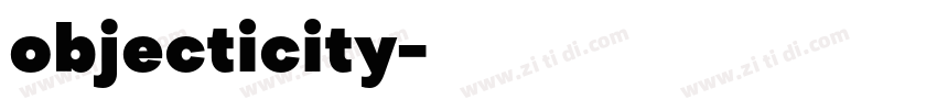 objecticity字体转换