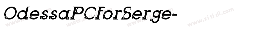 OdessaPCforSerge字体转换