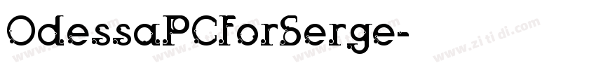 OdessaPCforSerge字体转换