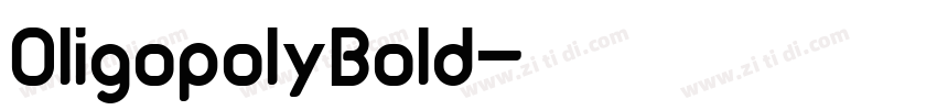 OligopolyBold字体转换