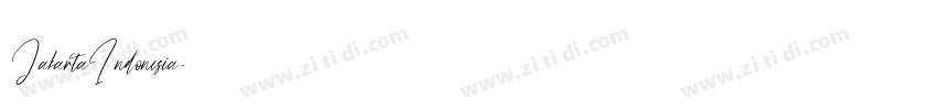 JakartaIndonesia字体转换