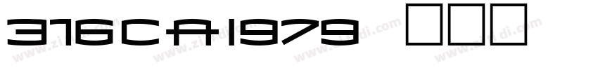 316CAI979字体转换