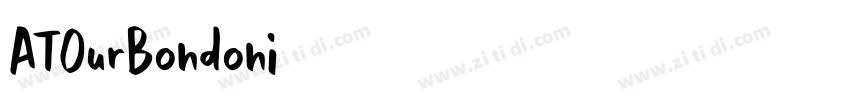 ATOurBondoni字体转换