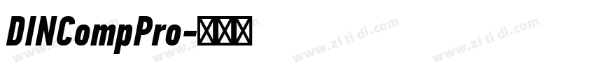 DINCompPro字体转换