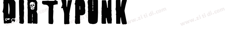 DirtyPunk字体转换
