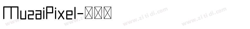 MuzaiPixel字体转换
