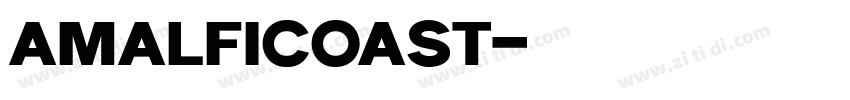 AmalfiCoast字体转换