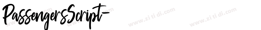 PassengersScript字体转换