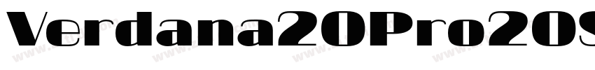 Verdana20Pro20Semi字体转换