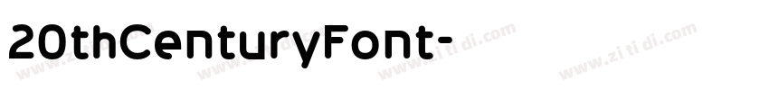 20thCenturyFont字体转换