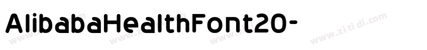 AlibabaHealthFont20字体转换