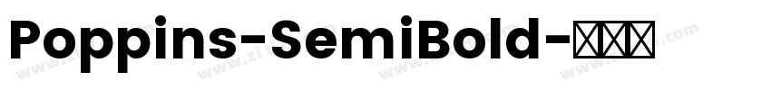 Poppins-SemiBold字体转换