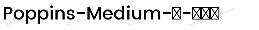 Poppins-Medium-中字体转换