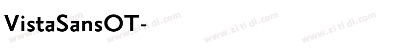 VistaSansOT字体转换