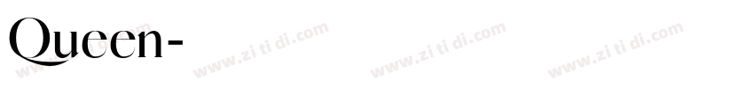 Queen字体转换