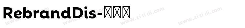 RebrandDis字体转换