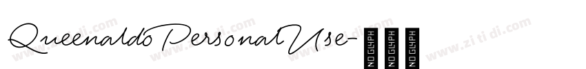 QueenaldoPersonalUse字体转换