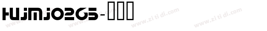 HUJmjo265字体转换