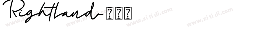 Rightland字体转换