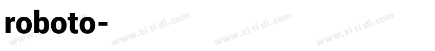 roboto字体转换