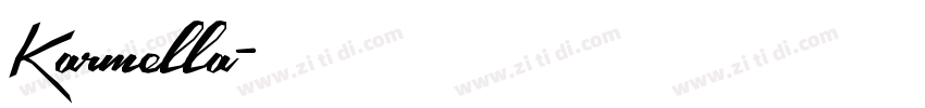 Karmella字体转换