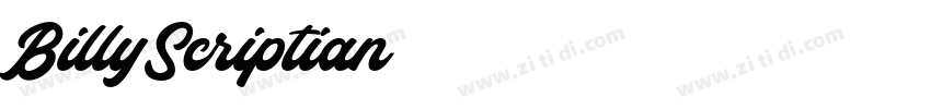 BillyScriptian字体转换
