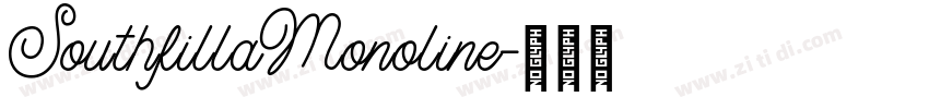 SouthfillaMonoline字体转换 SouthfillaMonoline字体转换