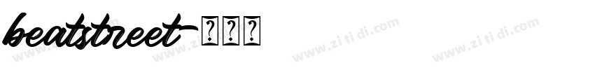 beatstreet字体转换