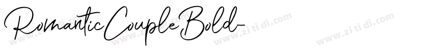 RomanticCoupleBold字体转换 RomanticCoupleBold字体转换